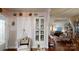 Cozy transition space with built-in cabinets and a view into the living area at 608 Forney Ave, Lincolnton, NC 28092