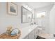 Bright bathroom with sleek countertop, modern fixtures, and stylish decor for a spa-like experience at 6100 Rose Valley Dr, Charlotte, NC 28210