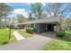 Charming one-story home with a welcoming carport and well-maintained landscaping at 6100 Rose Valley Dr, Charlotte, NC 28210