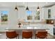Bright, modern kitchen with an island and pendant lights at 68 Cabarrus W Ave, Concord, NC 28025