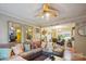 Cozy living room featuring plush seating and an open layout at 6800 Deanwood Pl, Charlotte, NC 28217