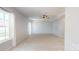Unfinished basement with a window at 10848 Tailwater St, Davidson, NC 28036