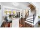Open dining room features access to the staircase and kitchen at 1110 S New Hope Rd, Gastonia, NC 28054