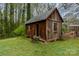 Rustic wooden outbuilding perfect for a workshop or hobby space at 119 E End Ave, Statesville, NC 28677