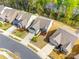Aerial view showcasing the home's location and landscaping in a desirable neighborhood at 1625 Carolina Orchards Blvd, Fort Mill, SC 29715