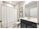 Bathroom featuring vanity with countertop, a toilet, and a shower with curtain at 1625 Carolina Orchards Blvd, Fort Mill, SC 29715