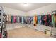 Spacious walk-in closet with ample storage and organization features for clothing and shoes at 200 Boysenberry Dr, China Grove, NC 28023
