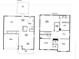 Detailed floor plan showcasing the layout of the home's first and second floors at 200 Boysenberry Dr, China Grove, NC 28023