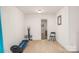 View to a bathroom from the home gym at 200 Boysenberry Dr, China Grove, NC 28023