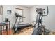 Exercise room with hard wood floors and gym equipment at 2005 Dunsmore Ln, Waxhaw, NC 28173