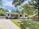 Charming single-story home featuring a well-manicured lawn, accessible ramp, and inviting curb appeal at 2038 Sandhurst Dr, Charlotte, NC 28205