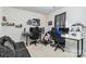 Gaming room featuring 2 computer stations and a comfortable sofa at 213 Morton St, Shelby, NC 28152
