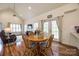 Cozy dining area with wood table and chairs, with a view of the outdoors at 2470 Highway 557 Rd, Clover, SC 29710