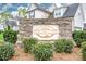 Beautiful stone sign marking the entrance to the Poplar Cove neighborhood at 2676 Poplar Cove Nw Dr, Concord, NC 28027