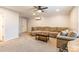 Inviting living room with neutral walls, plush carpeting, and a comfortable sectional sofa at 4058 Canvas Ave, Rock Hill, SC 29732