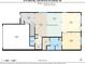 First floor plan featuring kitchen, dining, living, garage, and primary bedroom at 4112 Steel Way, Sherrills Ford, NC 28673