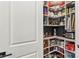 Organized pantry featuring custom shelving for efficient storage of food items and kitchen essentials at 4427 Bright Rd, Charlotte, NC 28214