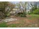Spacious backyard view with deck, patio, and natural landscaping at 469 Augusta Dr, Statesville, NC 28625