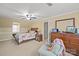Bedroom featuring carpet floors, a window, and a comfortable chair at 469 Augusta Dr, Statesville, NC 28625