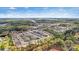 Aerial view showcasing the community, surrounded by lush greenery and a beautiful lake at 7850 Fountaingrass Ln, Sherrills Ford, NC 28673