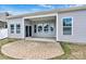 Outdoor living featuring a patio overlooking the backyard at 7850 Fountaingrass Ln, Sherrills Ford, NC 28673