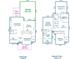 Detailed floor plan showcasing the layout of the first and second floors of the home at 8311 Camberly Rd, Huntersville, NC 28078