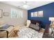 Charming Bedroom featuring a dark wood crib and stylish decor at 106 Berea Baptist Church Rd, Stanfield, NC 28163