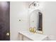 Modern bathroom featuring gold fixtures and a large mirror creating a stylish and functional space at 1162 Westover Cir, Rock Hill, SC 29732