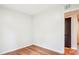 An empty bedroom with wood-look flooring and a large window at 1162 Westover Cir, Rock Hill, SC 29732