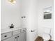 Bathroom showcasing a vanity and toilet at 12437 Walker Dr # 89, Stanfield, NC 28163