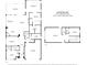 Detailed floor plan showcasing the layout of the home's living spaces and dimensions at 1402 Encore Ln, Waxhaw, NC 28173