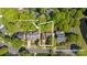 Aerial view showing property lines and surrounding neighborhood at 19113 Southport Dr, Cornelius, NC 28031