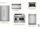 A suite of KitchenAid stainless steel appliances including a side-by-side refrigerator and a 48