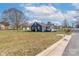 Charming cottage-style home with blue siding and a welcoming front porch on a sunny day at 2230 W 6Th Ave, Gastonia, NC 28052