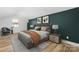 Comfortable main bedroom with stylish decor, neutral colors, and ample natural light at 2230 W 6Th Ave, Gastonia, NC 28052