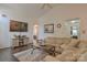 Spacious living room featuring neutral colors, a large television, and an inviting sectional sofa at 2731 Bishopton Pl, Charlotte, NC 28216