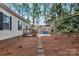 Spacious yard featuring a stone path with a wooden fence at 2749 Old Nation Rd, Fort Mill, SC 29715
