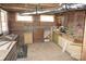 Spacious unfinished basement with exposed brick and a variety of storage options at 311 33Rd Street Se Dr, Hickory, NC 28602