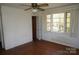 Bright bedroom featuring natural light and access to a convenient closet at 311 33Rd Street Se Dr, Hickory, NC 28602