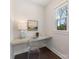 Bright office features a modern desk, natural light, and sleek design at 4141 Polluck Way, Charlotte, NC 28209