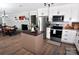 Bright, updated kitchen with stainless appliances, center island, and open layout to dining area at 436 Old Nc 90 Hwy, Taylorsville, NC 28681