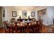 Elegant dining room with a large table set for a formal meal at 6307 Roanoke Dr # 17, Kannapolis, NC 28081