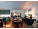 Spacious dining area with hardwood floors and seamless flow to living spaces at 6307 Roanoke Dr # 17, Kannapolis, NC 28081
