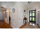 Inviting foyer with hardwood floors, decorative accents, and access to other rooms at 6307 Roanoke Dr # 17, Kannapolis, NC 28081