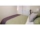 This bedroom features neutral walls, carpeted floors, and a storage closet at 7036 Heron Rookery Way, Charlotte, NC 28214
