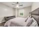 Bedroom with hardwood floors and natural light at 8308 Knights Bridge Rd, Charlotte, NC 28210