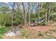 Natural backyard setting with hammock strung between trees at 835 Ryans Pl, Fort Mill, SC 29715