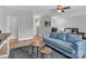 Comfortable living room with couch and coffee tables in a neutral decor at 835 Ryans Pl, Fort Mill, SC 29715
