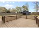 Backyard deck overlooking the yard at 121 Tanglewood Dr, Kannapolis, NC 28081