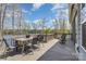 This home has a large wooden back deck with a lovely lake view at 19650 Harbor Watch Ct, Lancaster, SC 29720